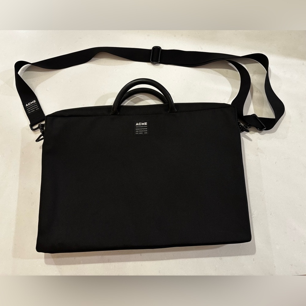 Acme Made Slim Laptop/Messenger/Briefcase/Attache Bag